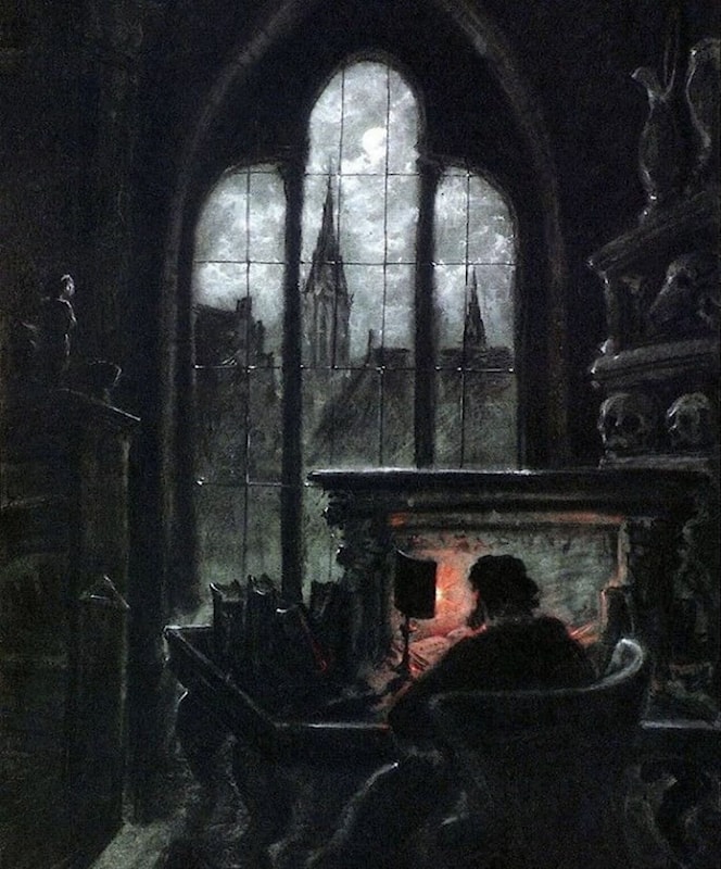 Faust in his study av Carl Gustav Carus