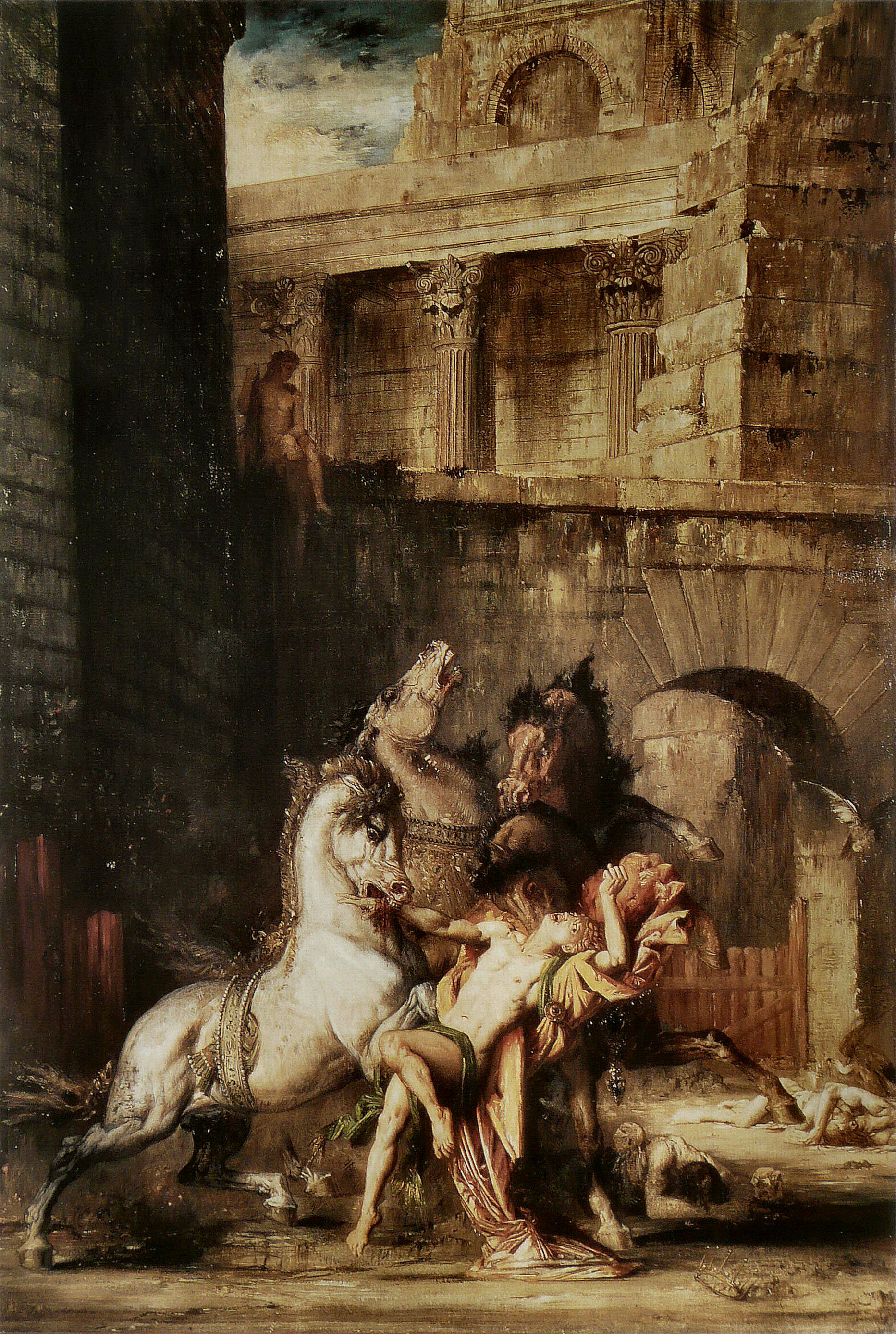 Diomedes Devoured by his Horses av Gustave Moreau
