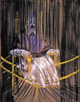 Study After Velazquez's Portrait of Innocent X av Francis Bacon
