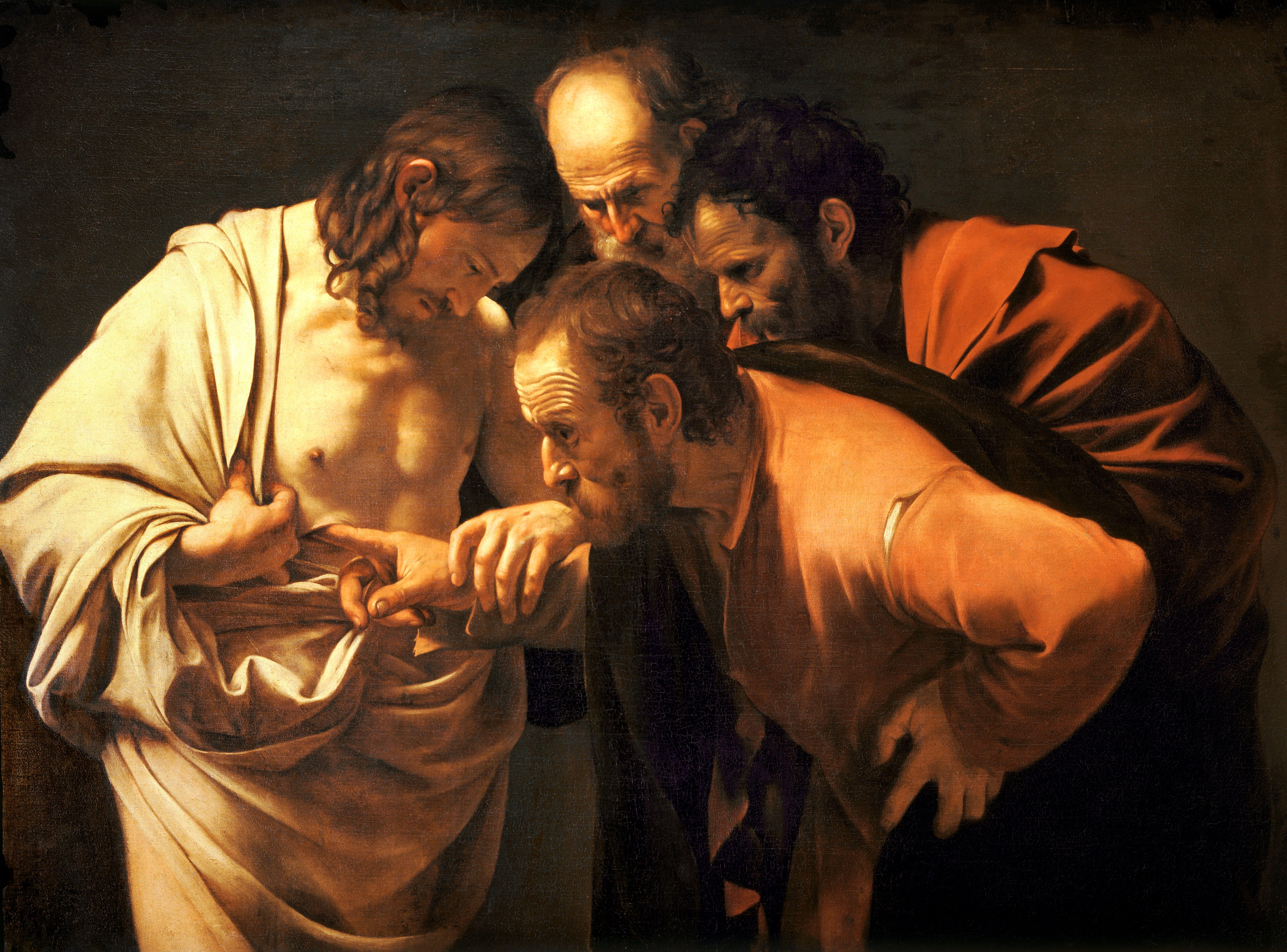 The Incredulity of Saint Thomas av Caravaggio