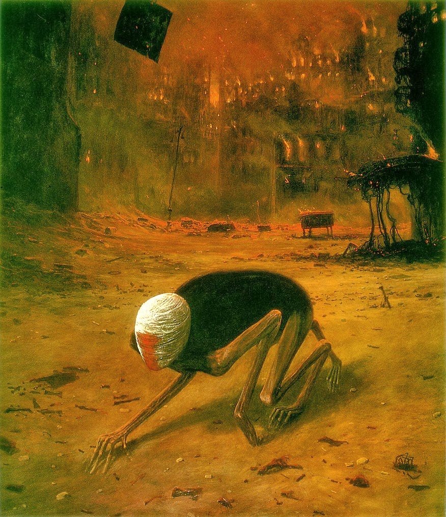 Untitled av Zdzisław Beksiński